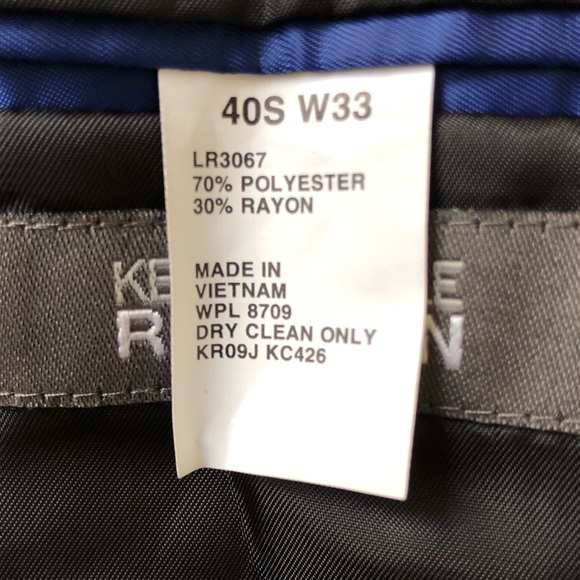 Charcoal Black Blazer, Kenneth Cole - Picture 5 of 6